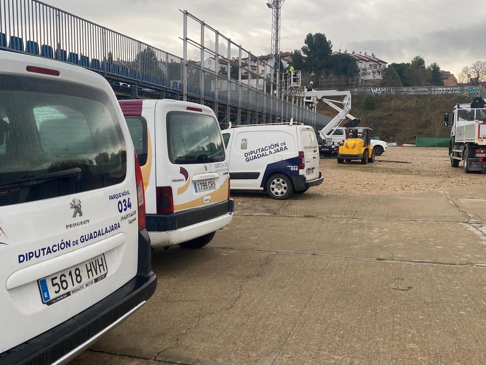 Diputación colaborando en El Escartín