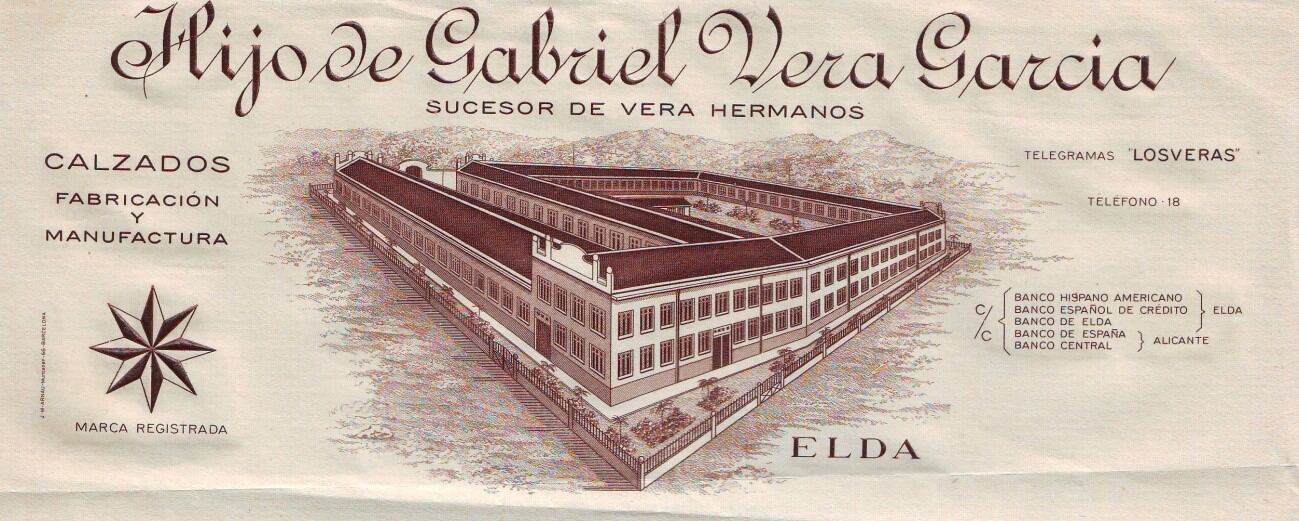 Fachada en la actual calle Elia Barceló, esquina con Antonino Vera, en Elda.