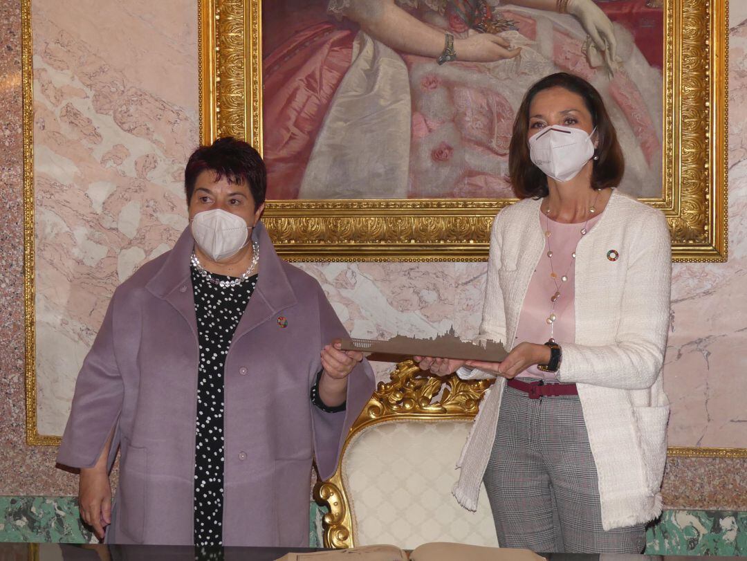 La Ministra de Industria, Comercio y Turismo Reyes Maroto presenta en Segovia un novedoso proyecto industrial