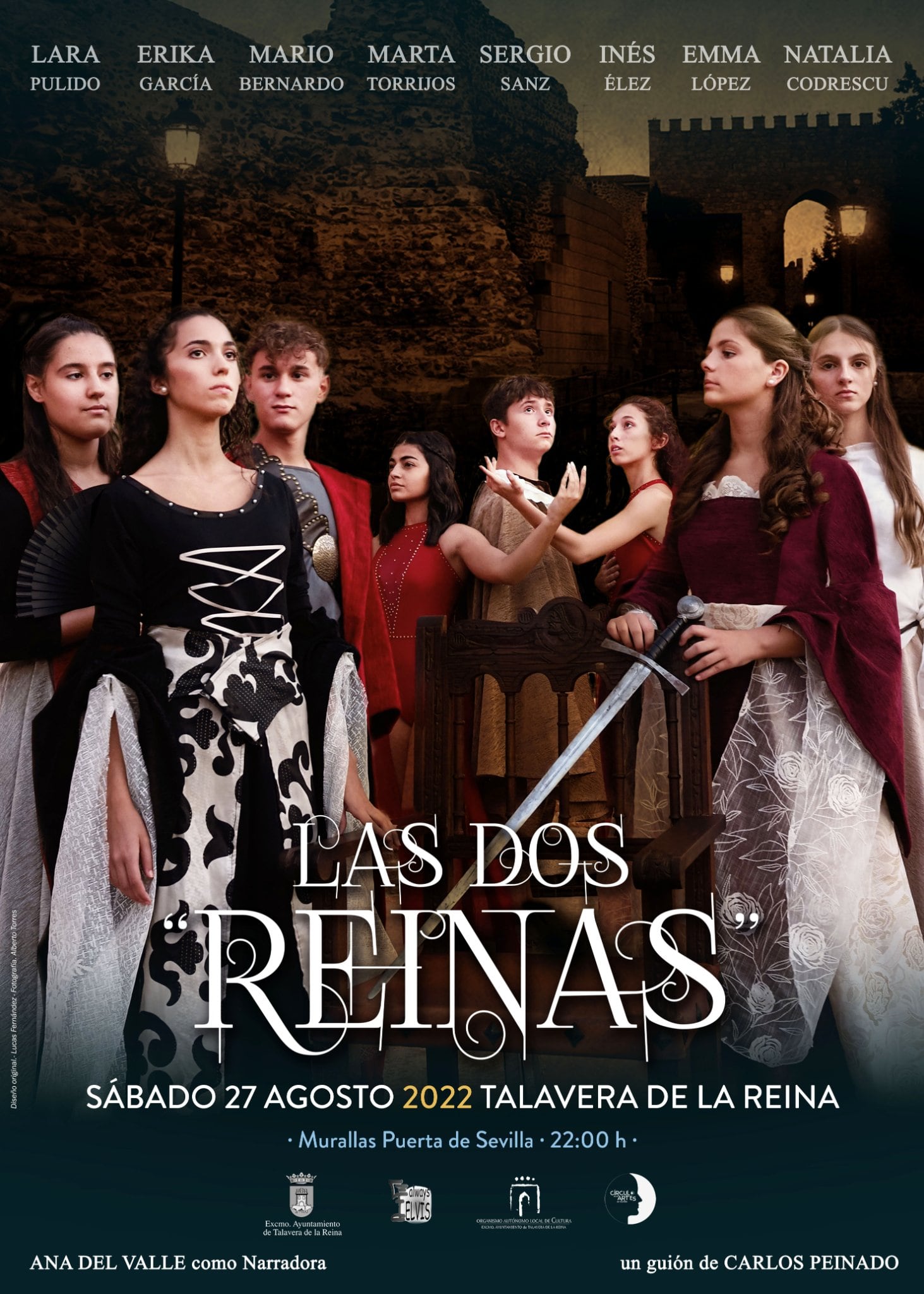 Cartel promocional de &#039;Las Dos Reinas&#039;