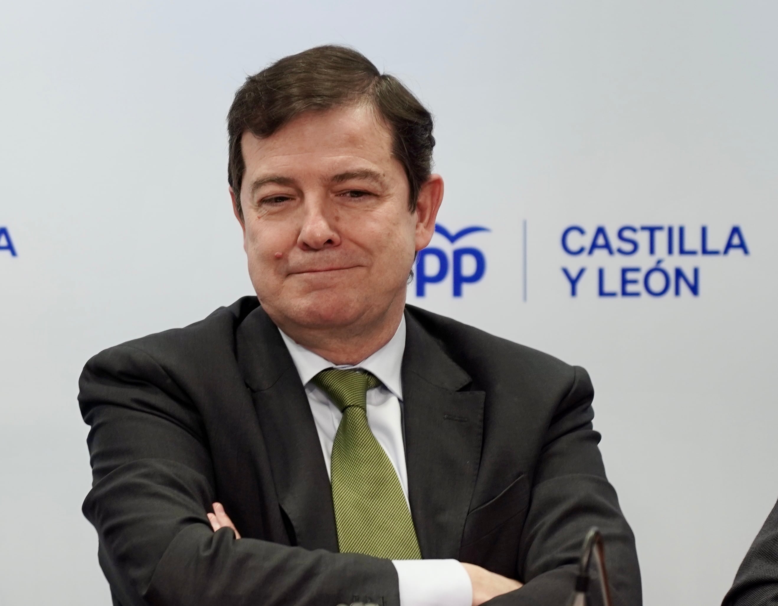 El presidente del PP de Castilla y Le�n y la portavoz del PP en el Senado, Alfonso Fern�ndez Ma�ueco y Alicia Garc�a, presiden la reuni�n del Consejo de Direcci�n del Grupo Parlamentario Popular del Senado