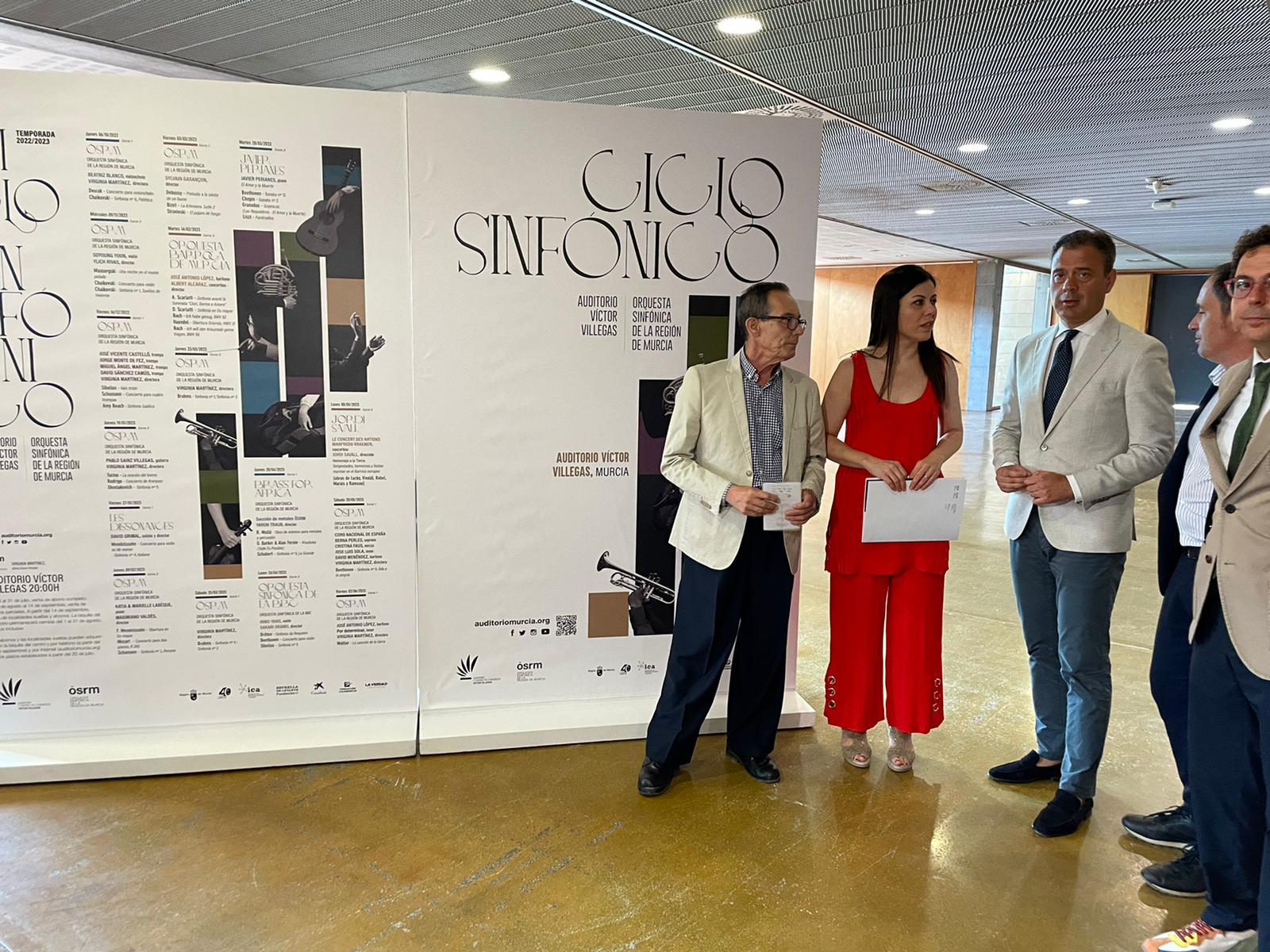 Presentación del Ciclo Sinfónico en el Auditorio Víctor Villegas (Murcia)