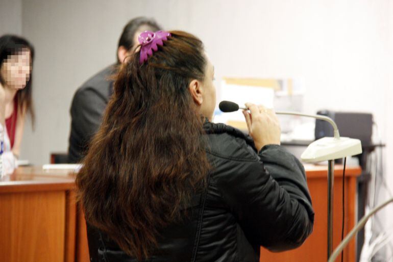 Imatge de l'acusada, el 22 d'octubre, quan el jurat popular la va declarar culpable d'assassinat