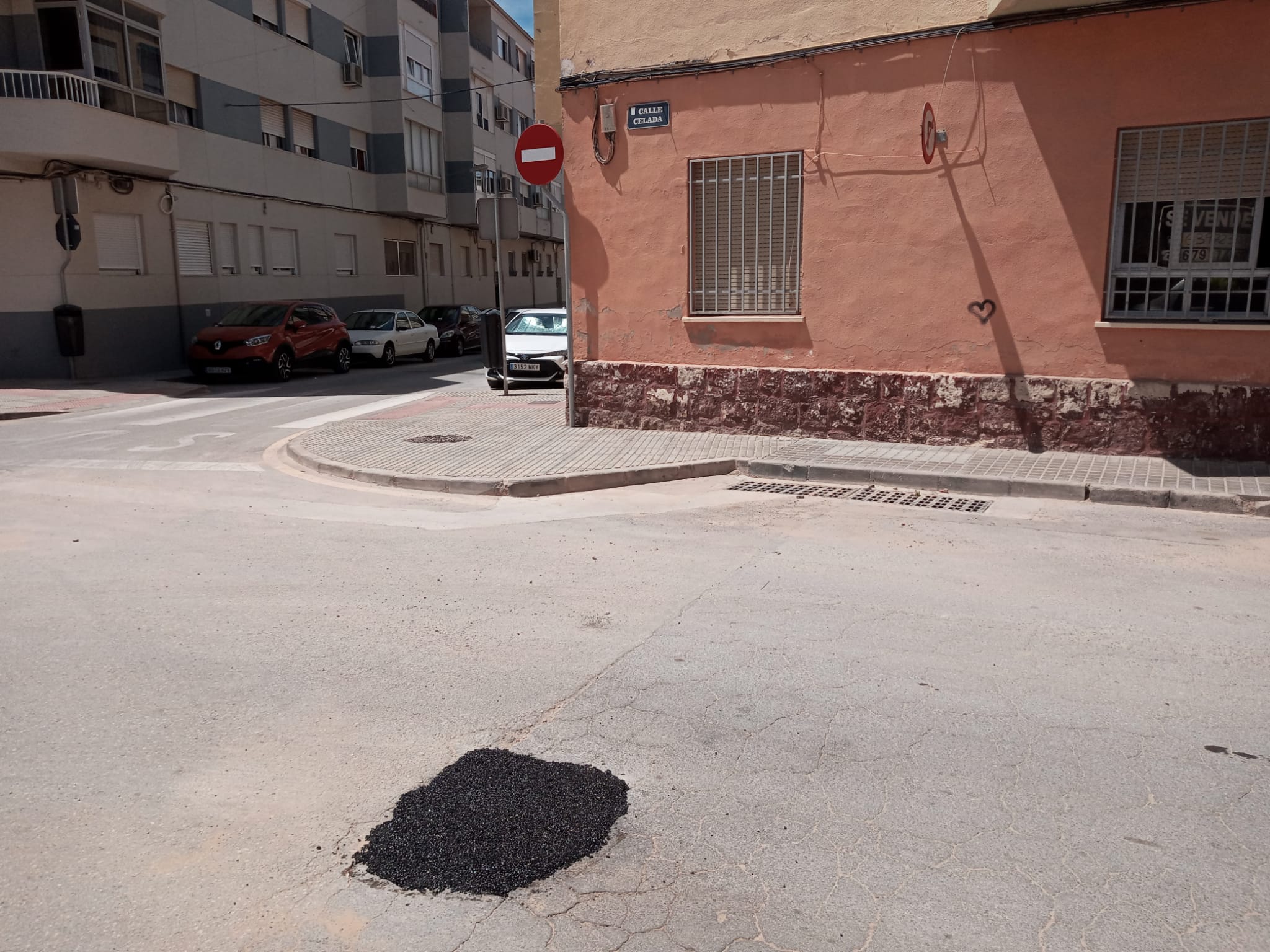 Calles objeto de parcheo