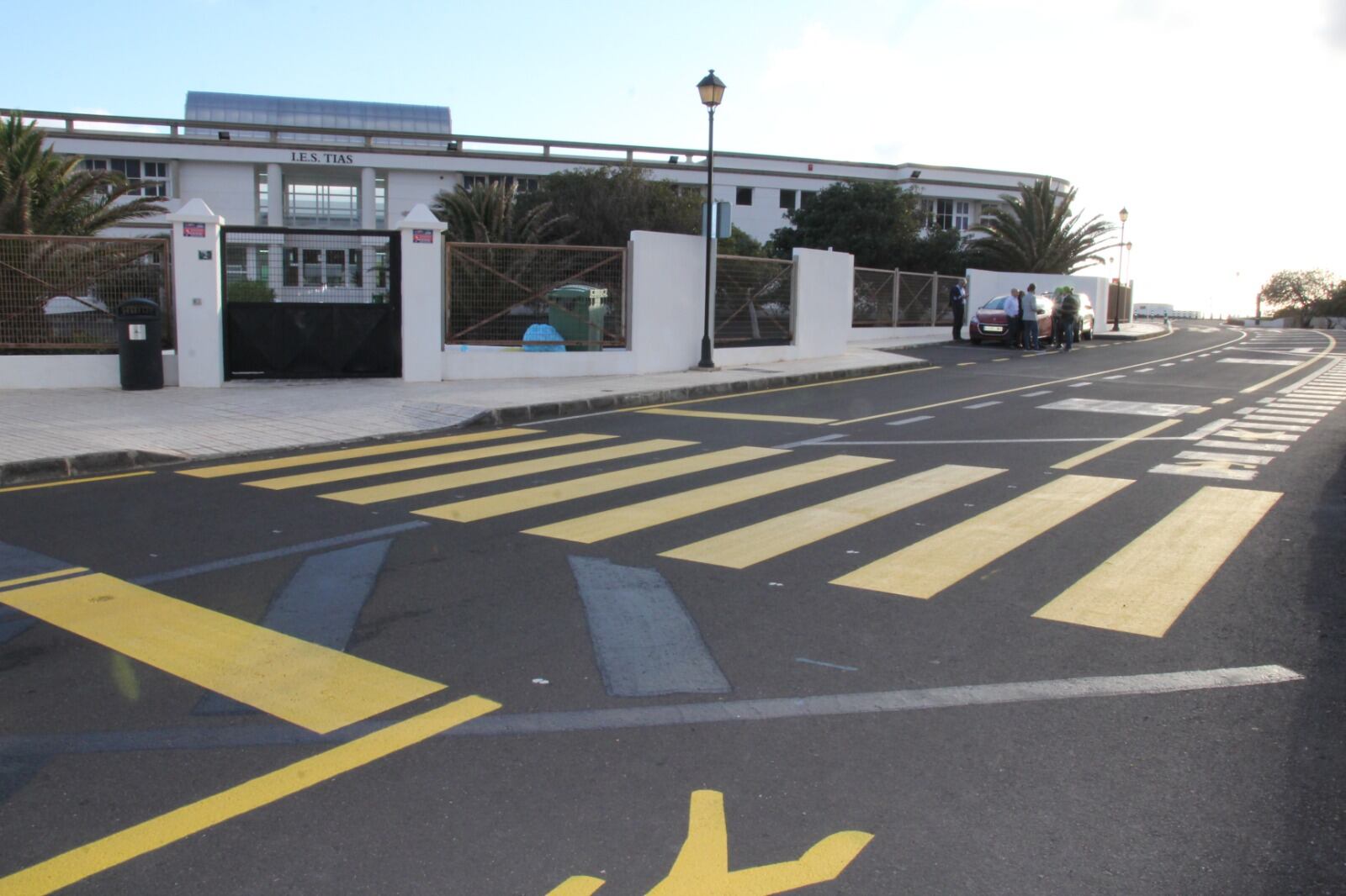 Inmediaciones del IES Tías, en Lanzarote.