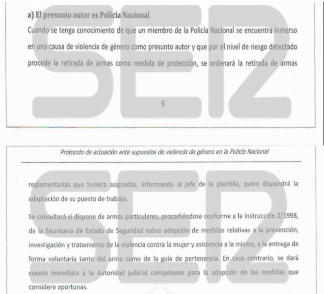 Protocolo de la Policía Nacional