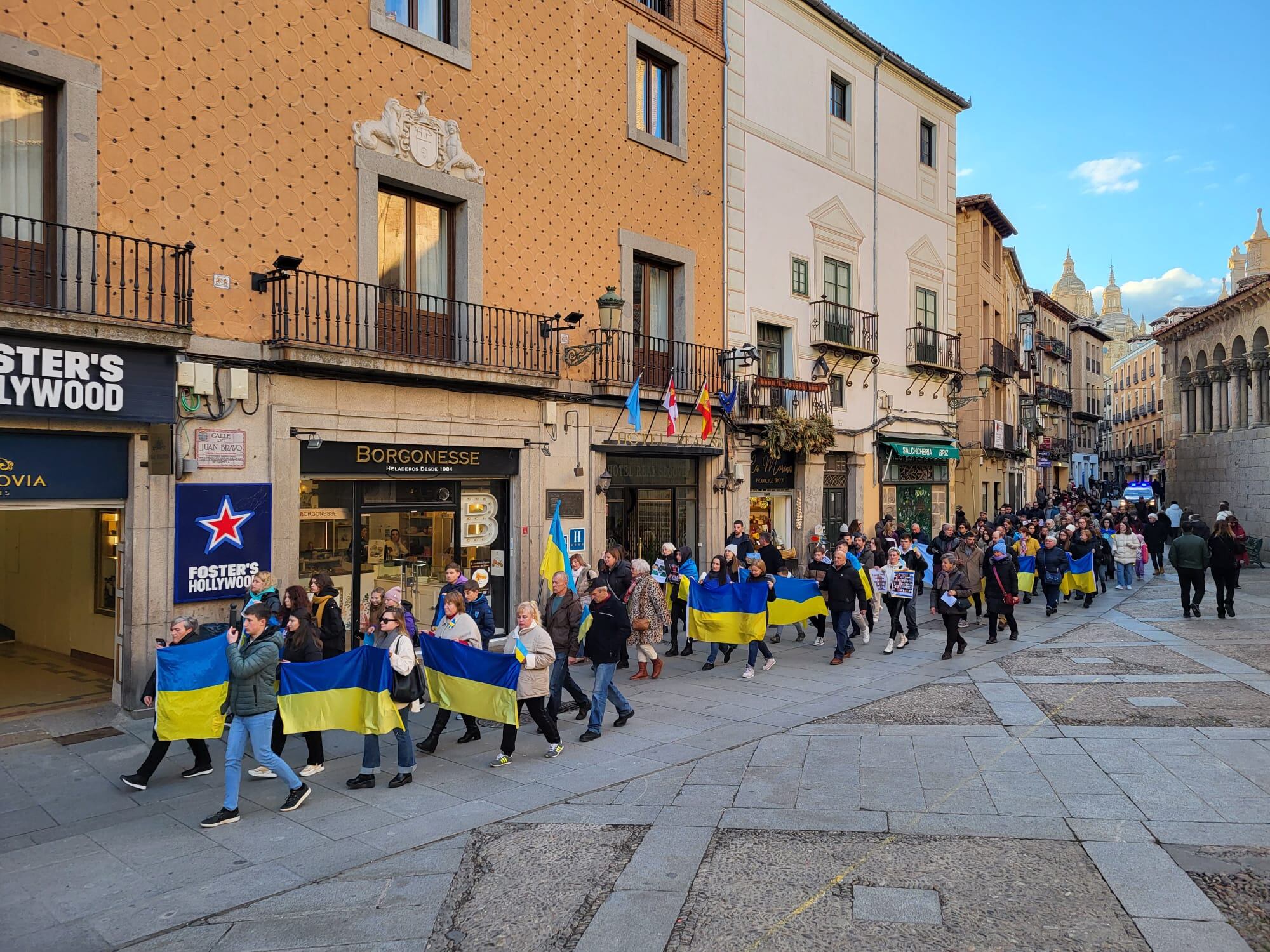 Ucrania en el corazón de los segovianos