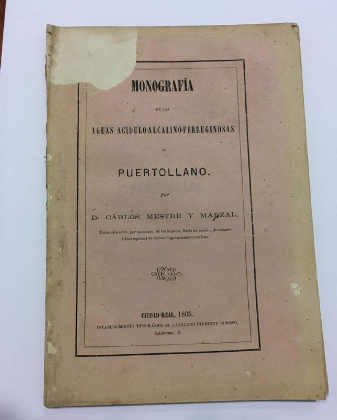 Portada del libro, publicado en 1865