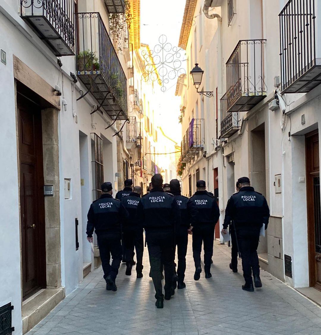 Policía Local de Benissa.