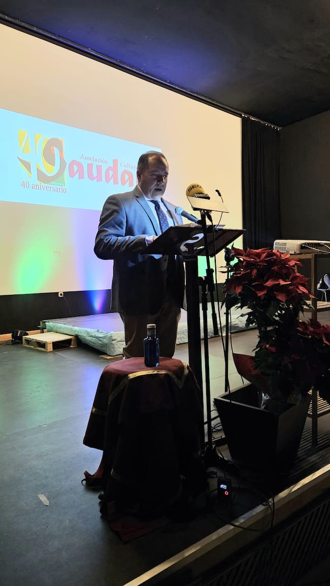 Intervención del Primer Teniente de alcalde del Ayuntamiento de Jódar, Juan Ruiz