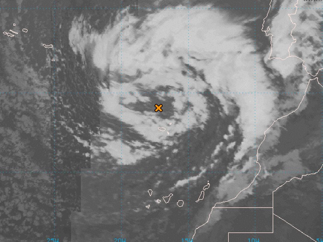 Imagen de satélite de la borrasca &#039;Clement&#039;