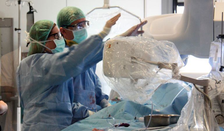 Sala d&#039;hemodinàmica a l&#039;Hospital Joan XXIII de Tarragona. 