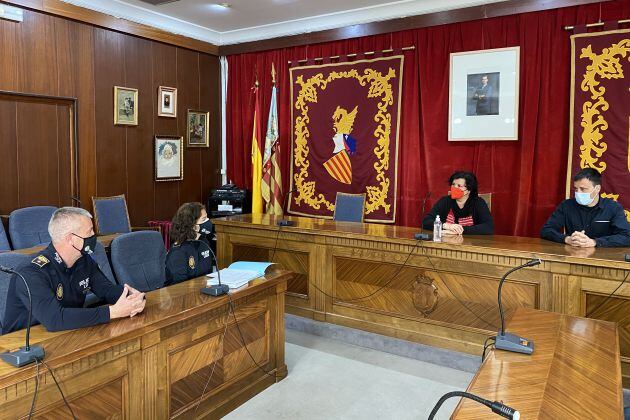 Visita de la vicepresidenta Patricia Puerta al Ayuntamiento de Vinaròs
