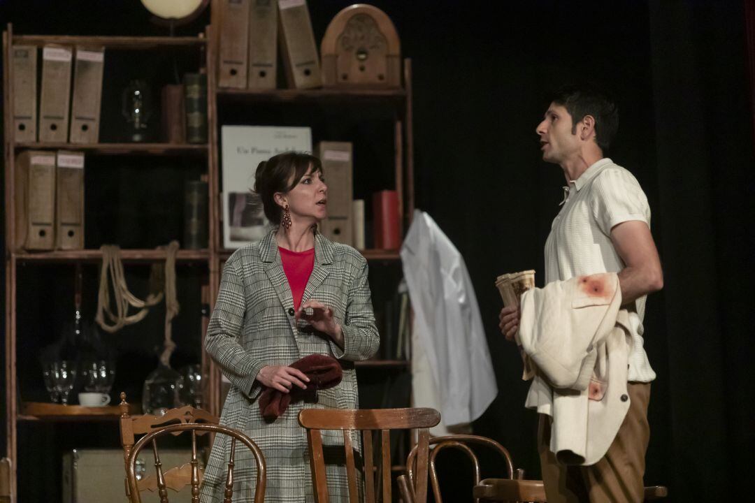 Una escena d'una obra representada a la Mostra de Teatre d'Alcoi de 2019.