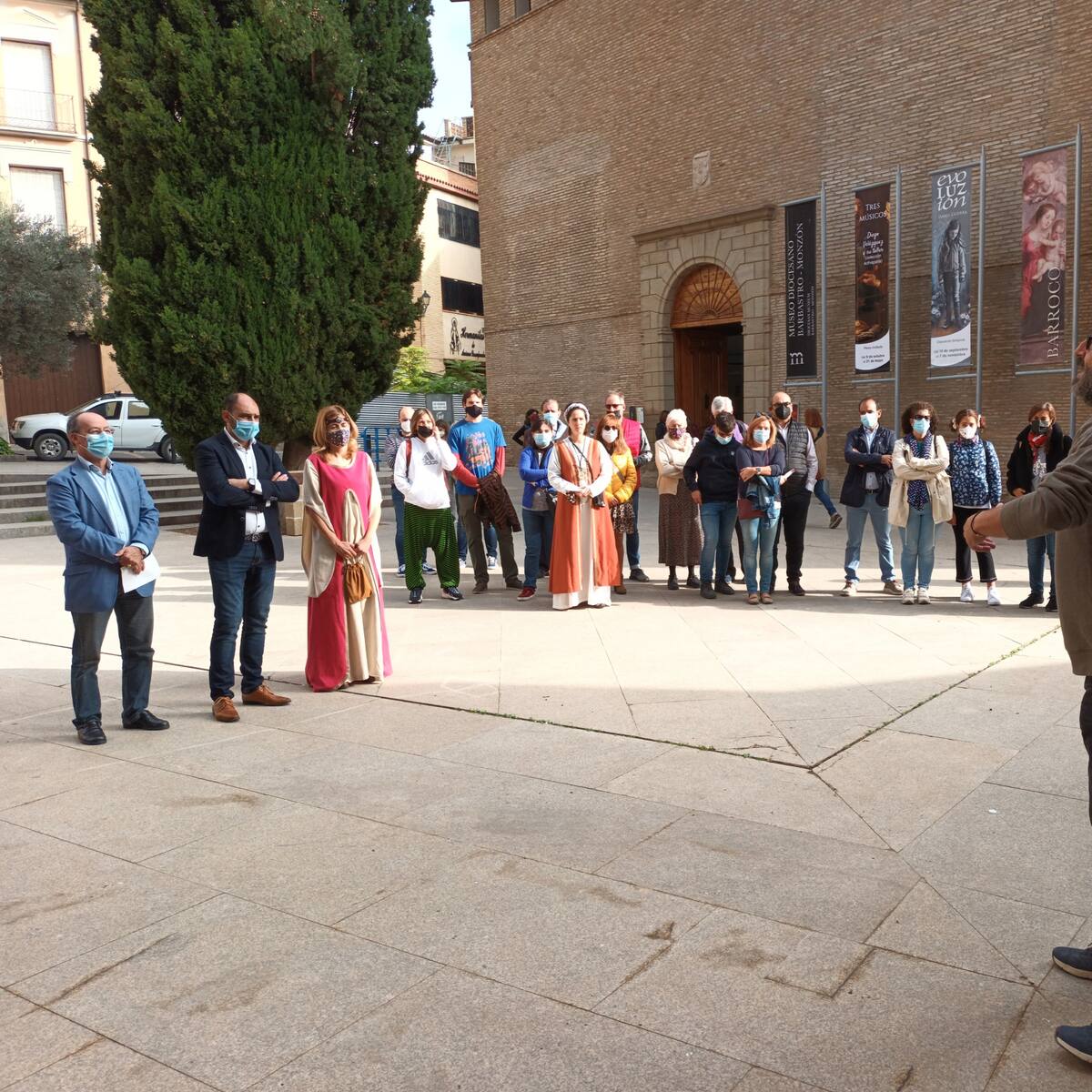 Barbastro regresa con éxito al medievo con el programa "Cuna y Corona"