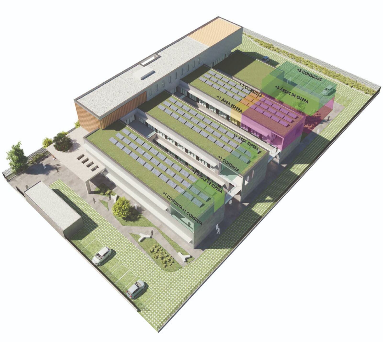 Imagen del futuro centro de salud de la Condomina en Alicante