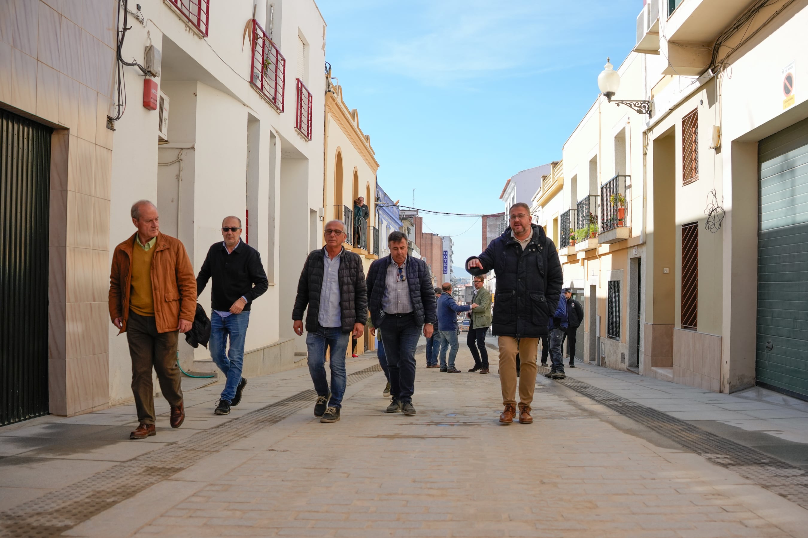 Vista a la finalización de las obras en las calles de Plataforma única.