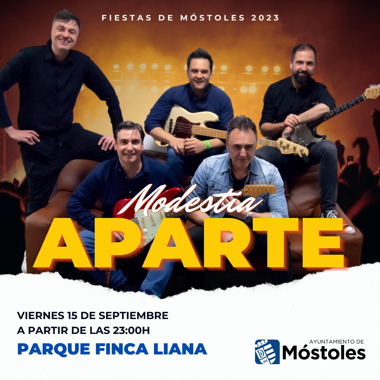 Modestia Aparte en las Fiestas Patronales de Móstoles