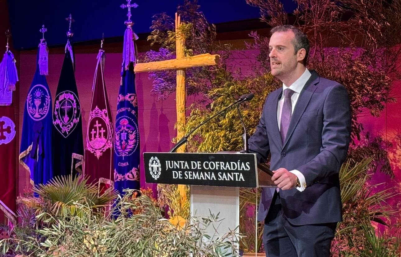 Juan Ignacio Cantero en su pregón de Semana Santa de 2025.