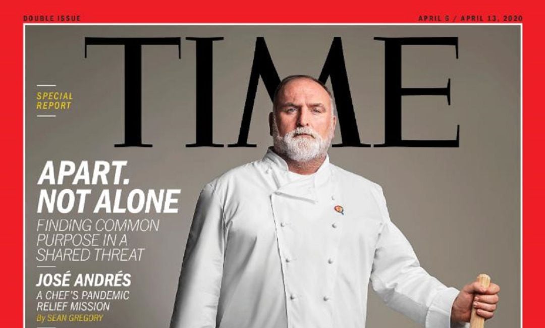 El chef protagoniza la portada de la revista TIME.