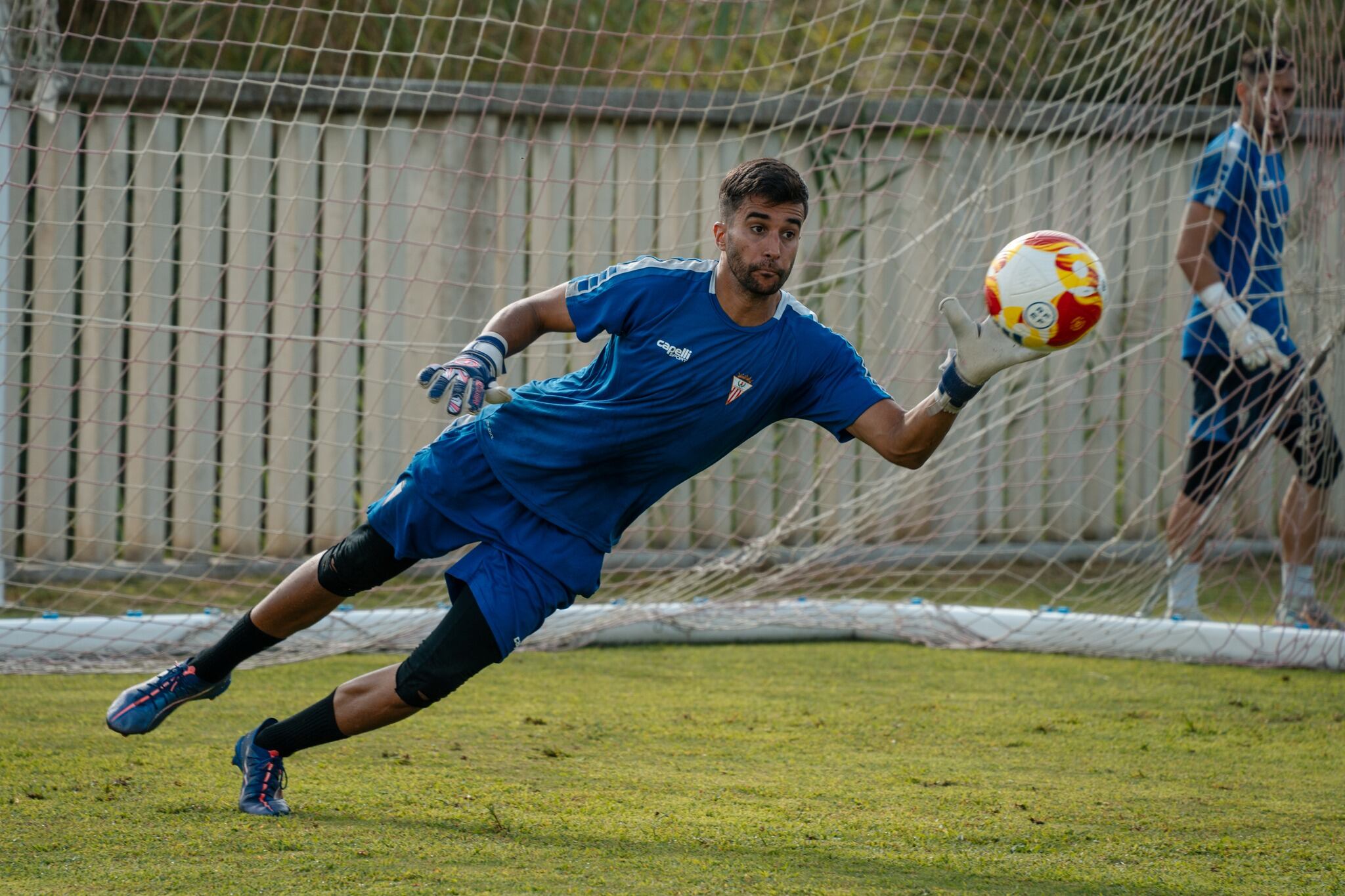 Iván Moreno en un entrenamiento