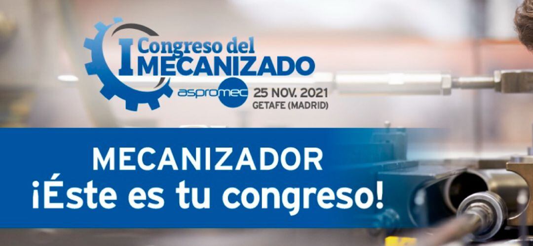 Cartel promocinal del congresgo del mecanizado