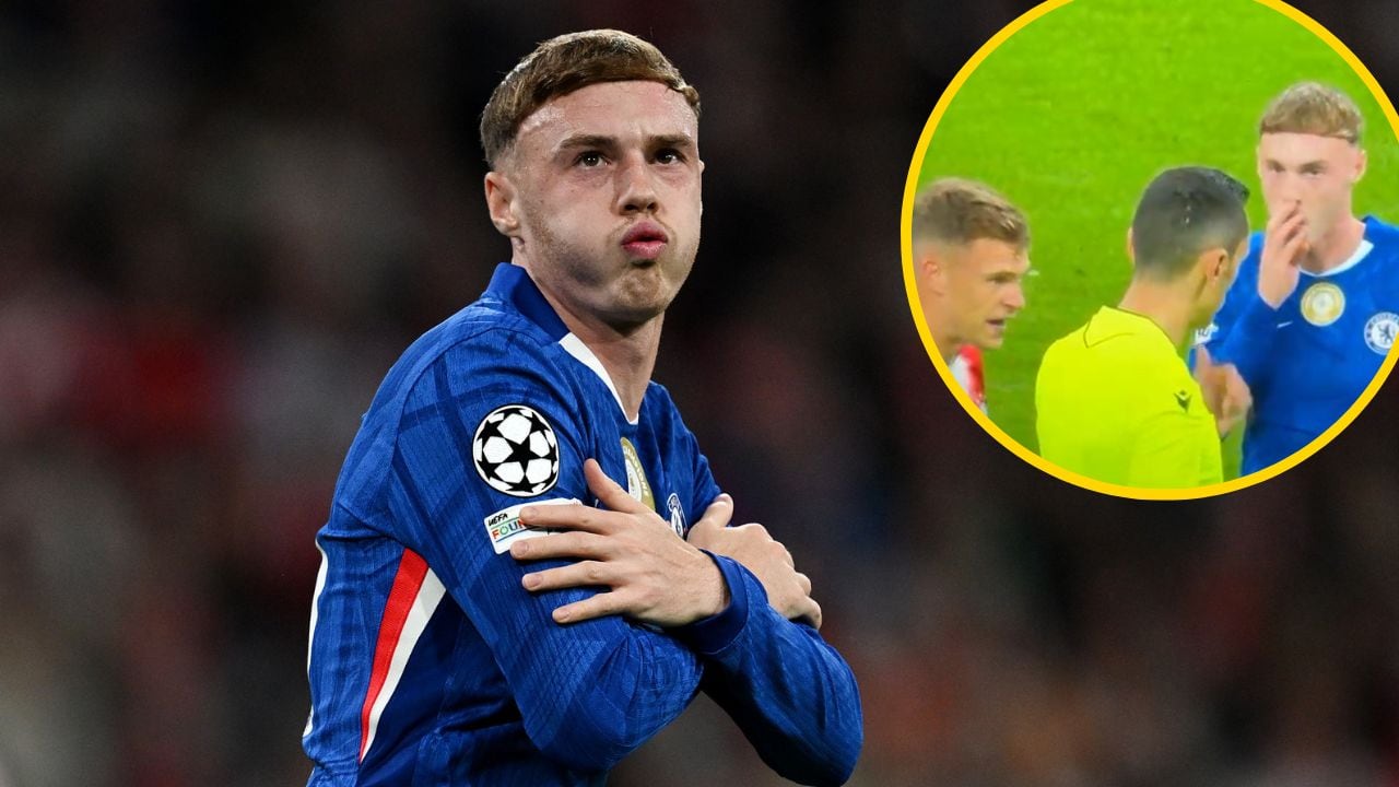 Cole Palmer, durante el partido entre Chelsea y Bayern de Múnich de la Champions League