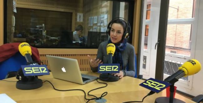 Anna Gil Wittke durante su intervención en Hoy por hoy.