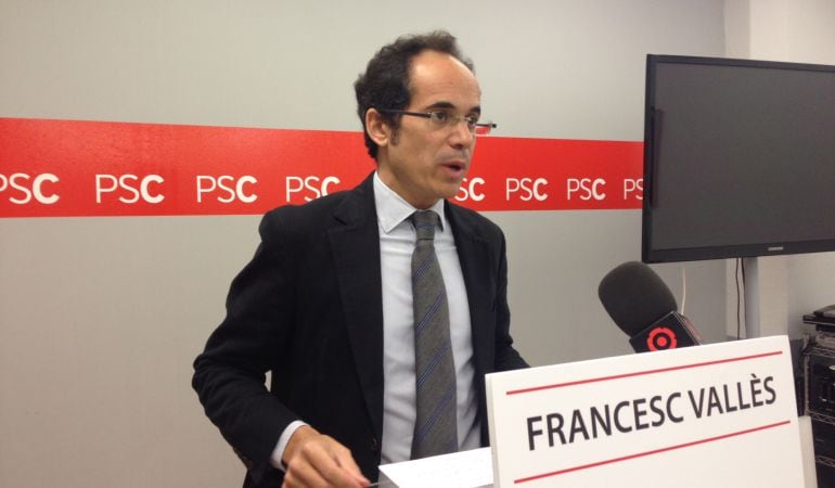 Francesc Vallès, a la seu del PSC a Reus.