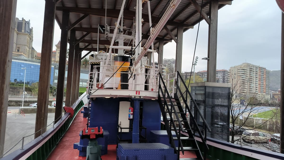 SER Viajeros Euskadi en el barco museo Agurtza