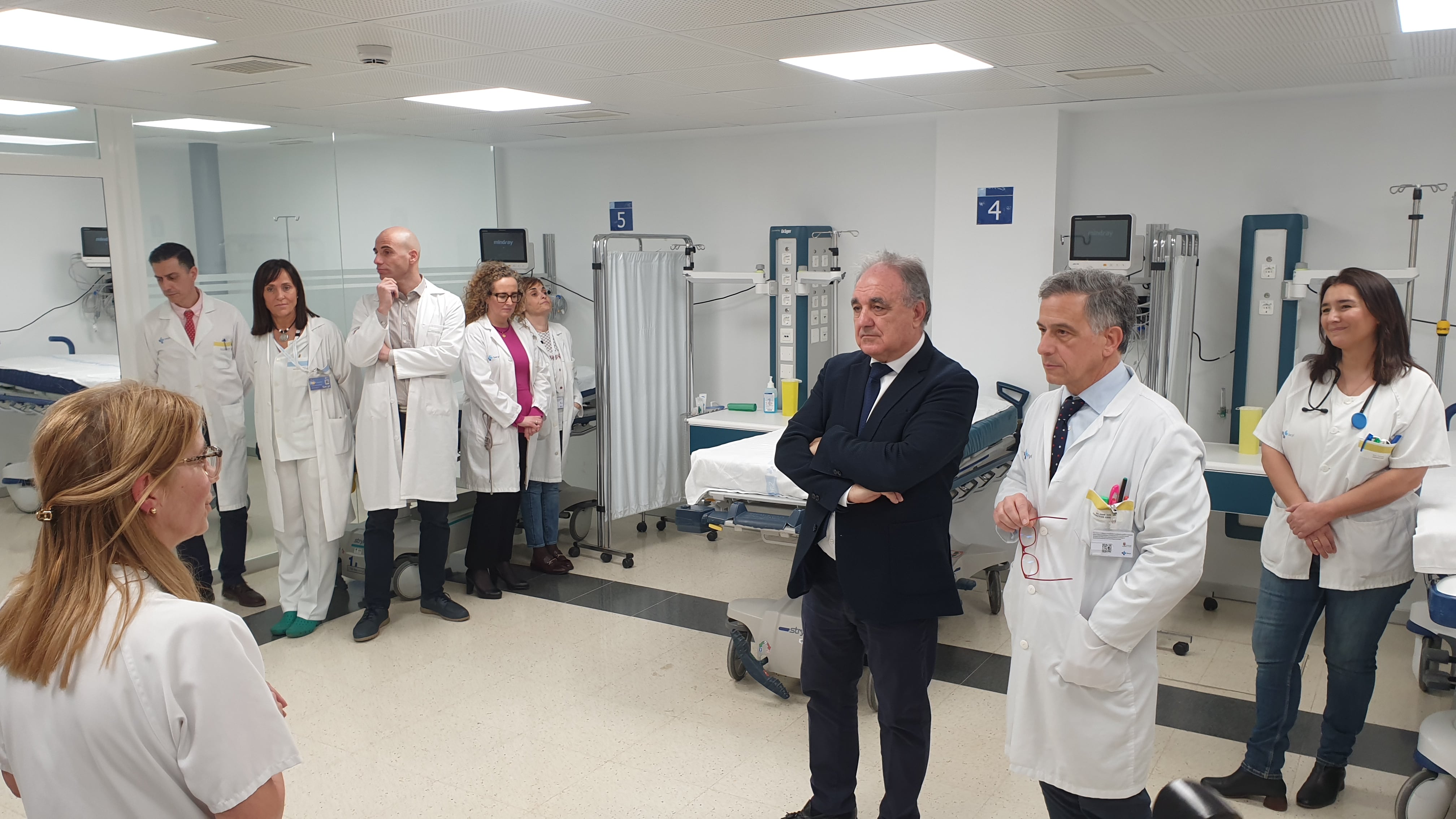 Las Urgencias del Caupa aumentan su capacidad con una nueva sala de observación para ocho pacientes