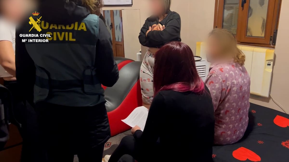 La Guardia Civil libera a nueve víctimas de trata de seres humanos con fines de explotación sexual en Cantabria