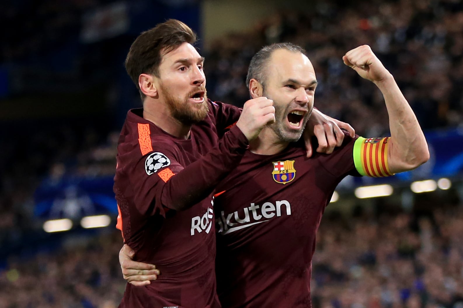 Lionel Messi y Andrés Iniesta