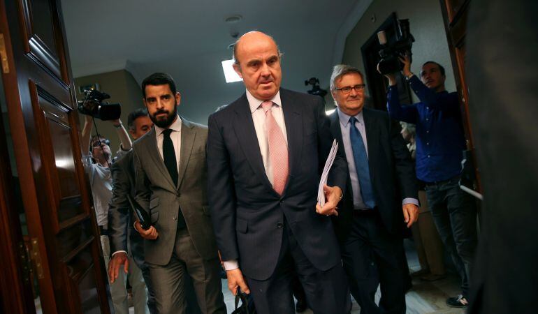 El ministro de Economía en funciones, Luis de Guindos.