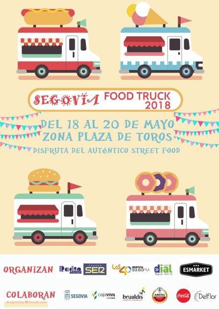 Cartel Festival Food Truck Segovia 2018