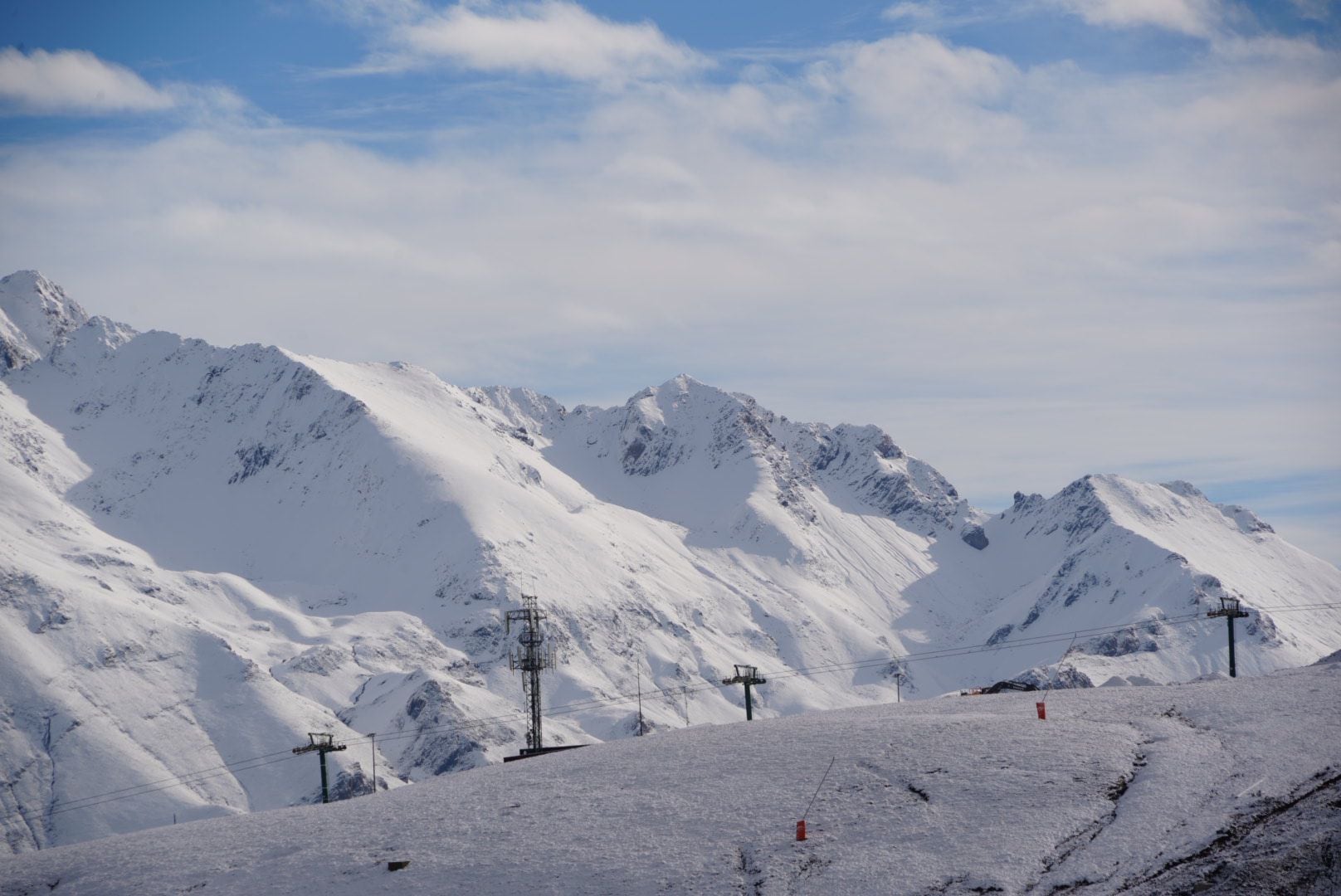 Primera nevada intensa en Aramón Panticosa Formigal