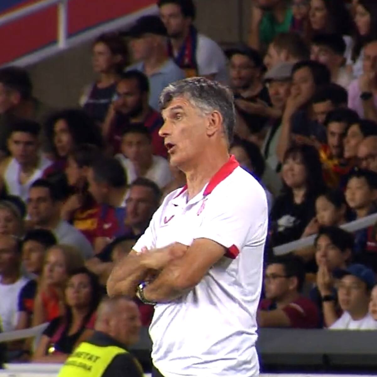 Mendilibar a Xavi Hernández: "Si hablo lo que hablas tú, me han echado hace media hora"