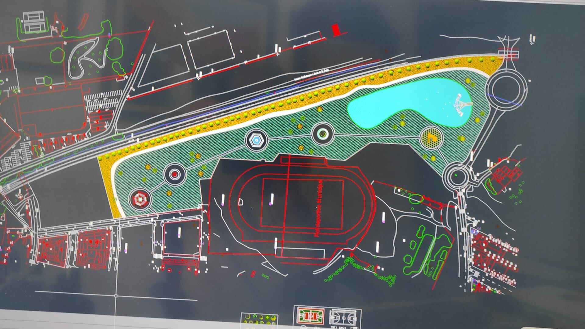 El parque estaría ubicado en la zona de los juzgados, junto a la circunvalación