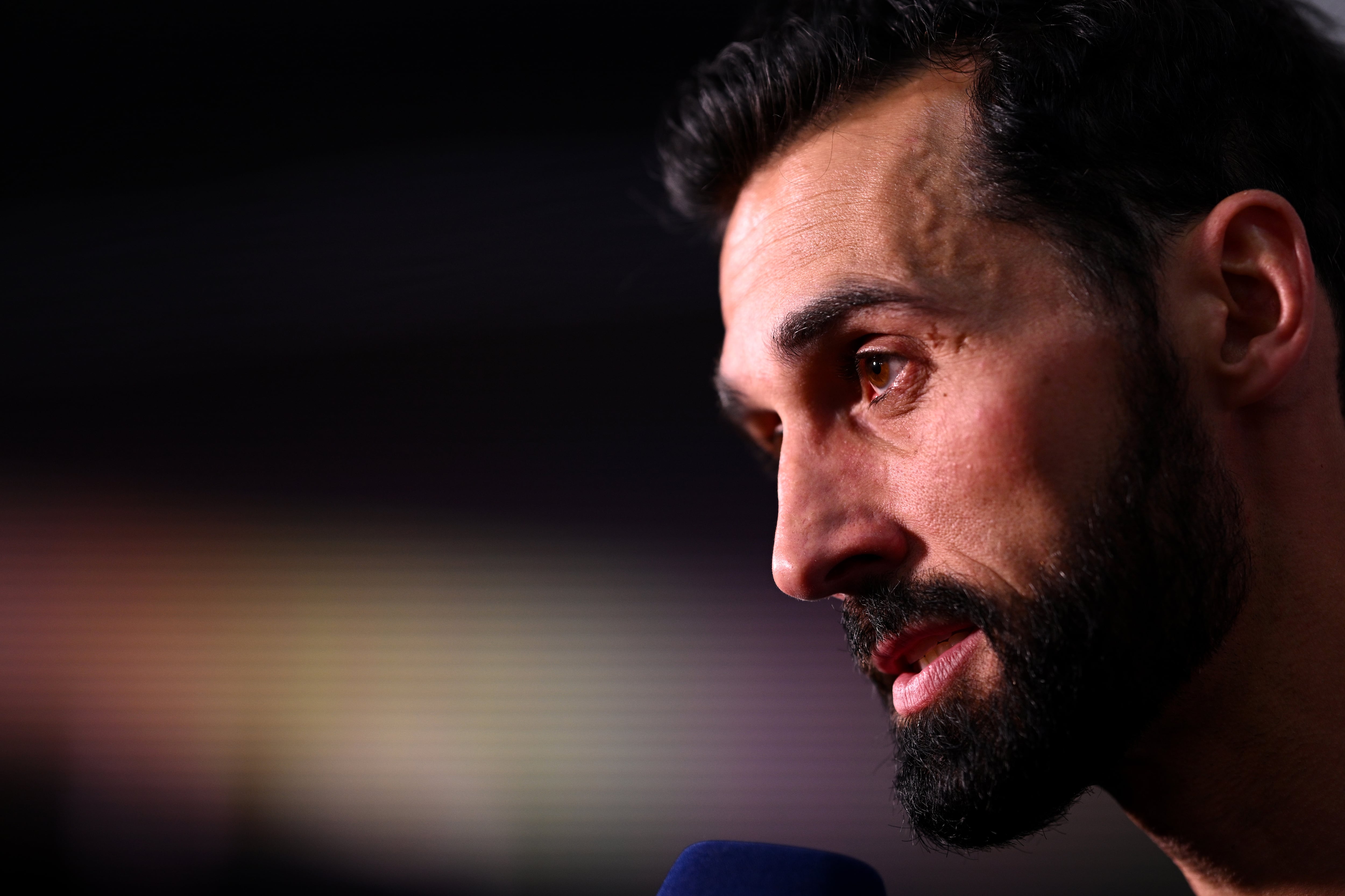 Álvaro Arbeloa, técnico del Real Madrid. (Stuart Franklin - UEFA/UEFA via Getty Images)