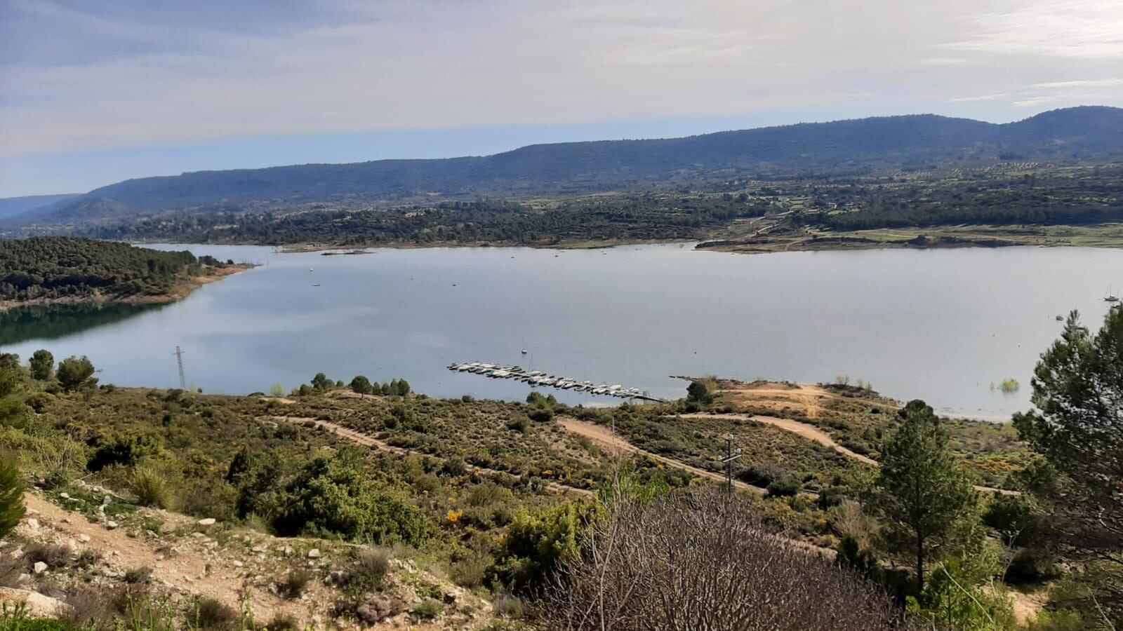 Embalse de Entrepeñas a finales de abril de 2024