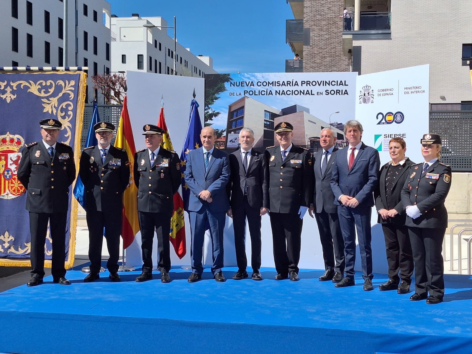 Inauguración de la Comisaria de la Policía Nacional en Soria.