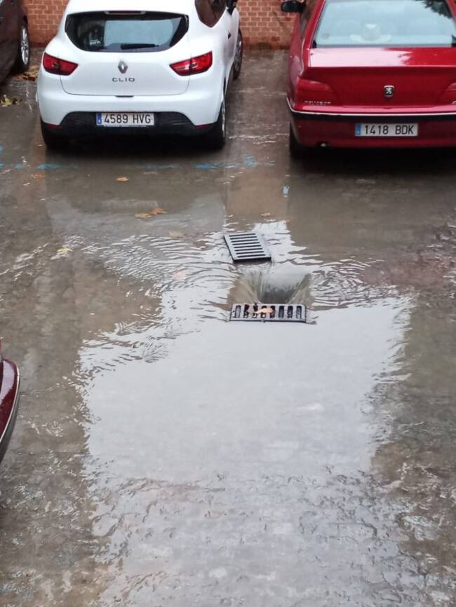 Inundación en la Plaza del Doctor Gila
