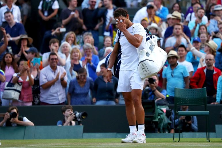 Nadal, tras caer en octavos de final en Wimbledon 