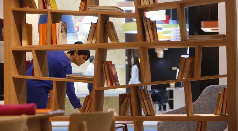 Imagen de una exposición de la feria del mueble Hábitat.