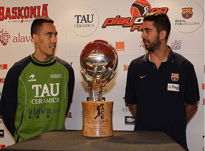 Juan Carlos Navarro y Prigioni durante el acto de presentación de la Final de la ACB