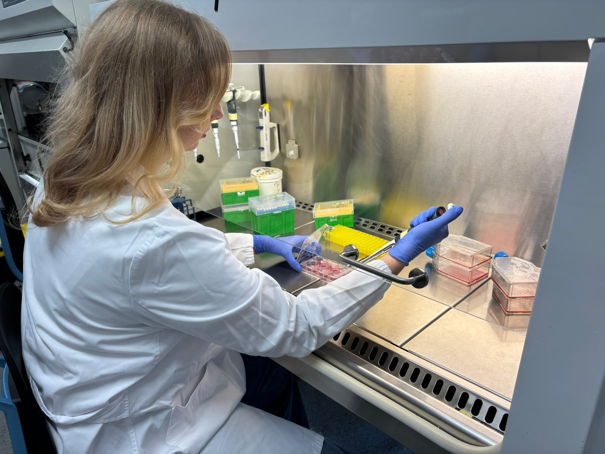 Malgorzata Rogalska, coautora del estudio, en el Centro de Regulación Genómica en Barcelona.