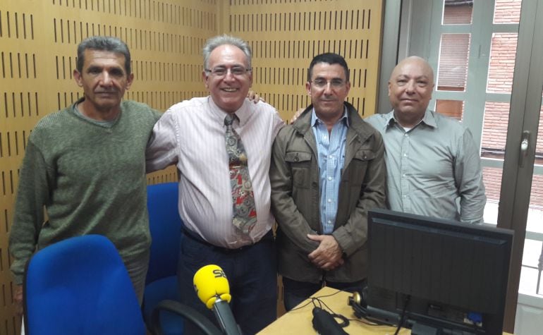 Miembros de Amuvite durante su entrevista hace un mes en Radio Murcia  Cadena Ser