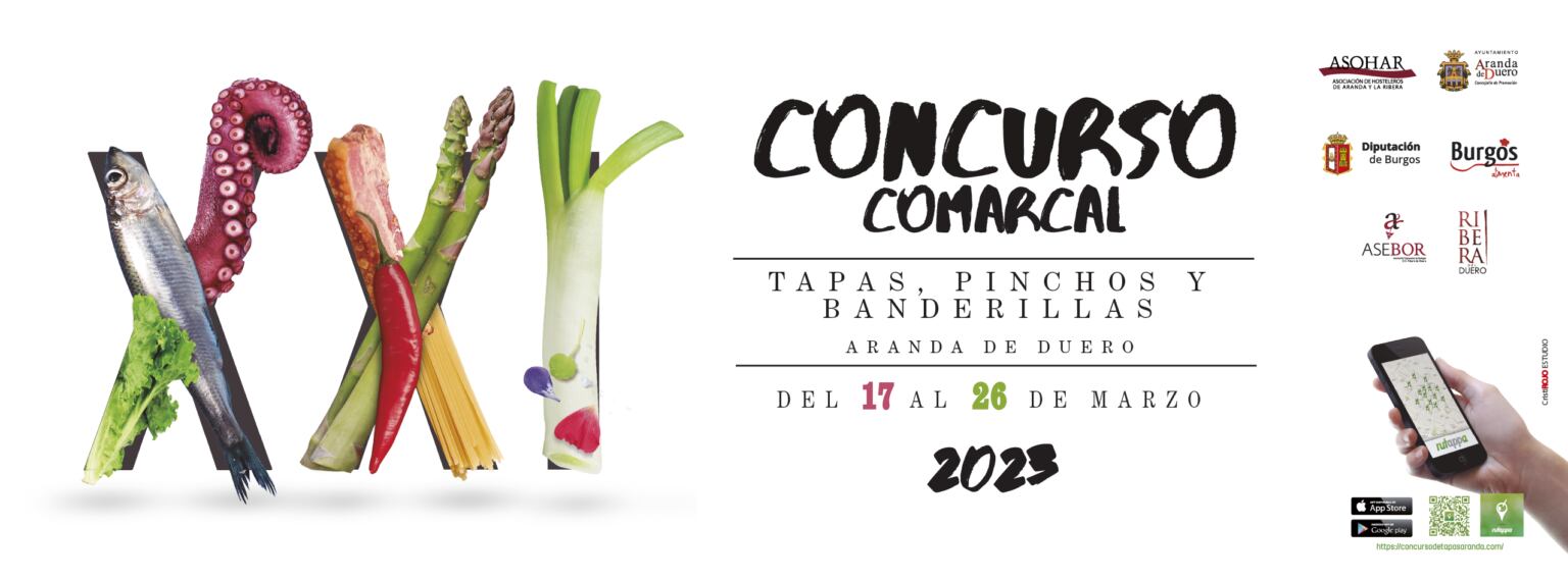 Cartel XXI concurso  comarca de tapas