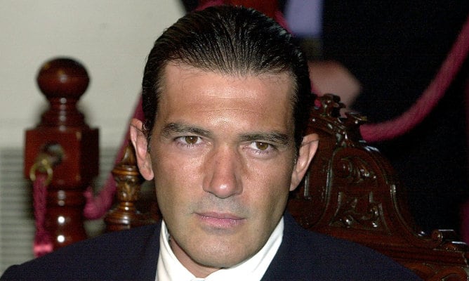Antonio Banderas en la celebración de un acto en Málaga