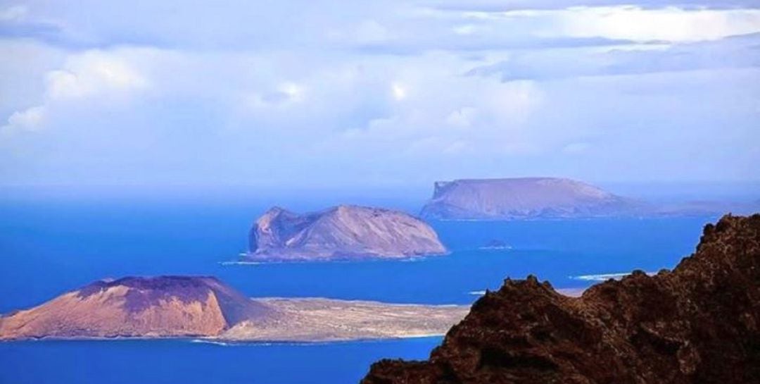 El Archipiélago Chinijo visto desde Lanzarote.